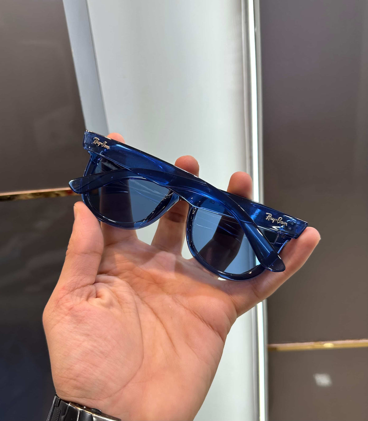 Ray Ban All Blue Premium Shades 0501