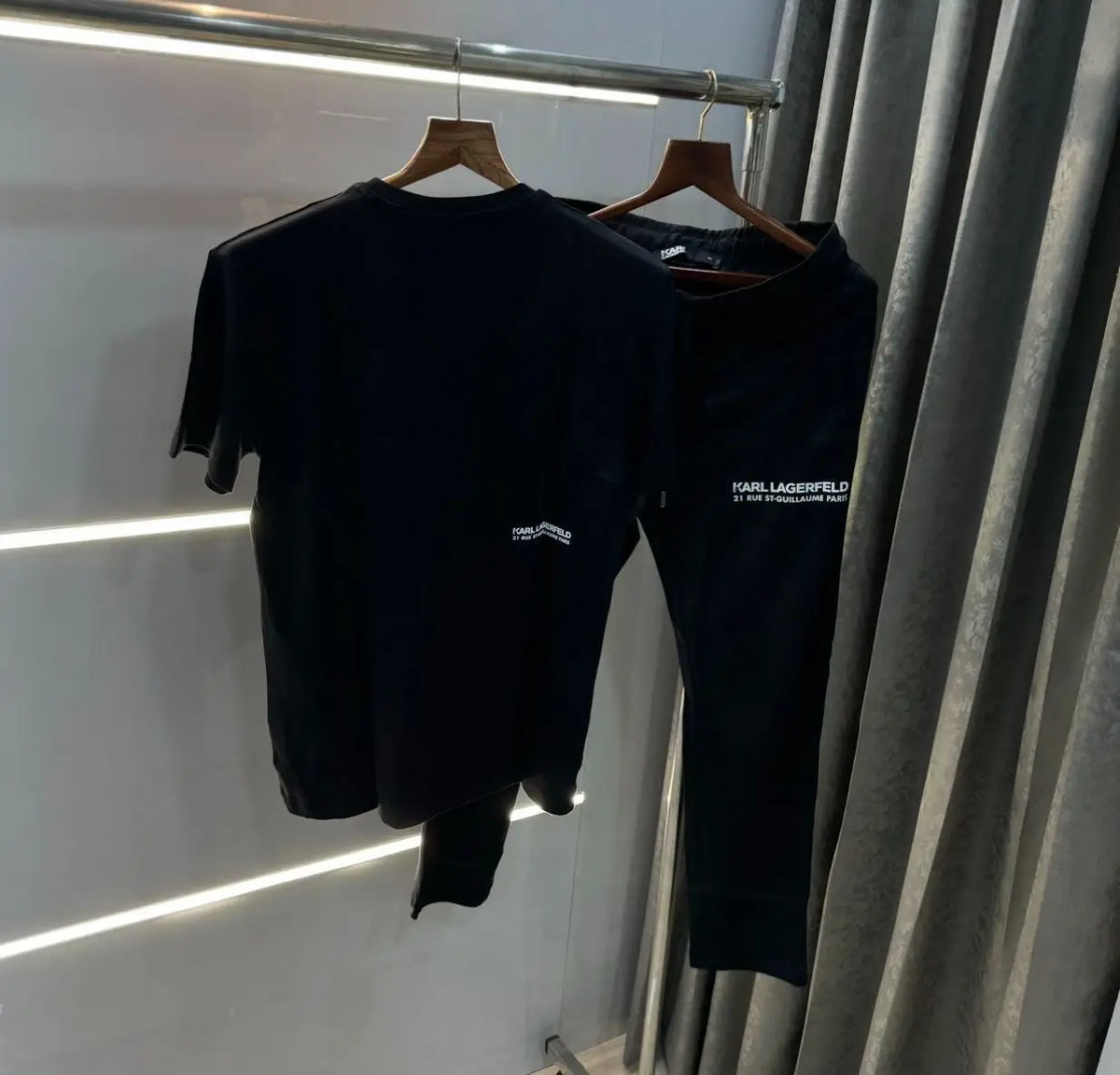 karl lagerfel d Black Premium Imported Tracksuit