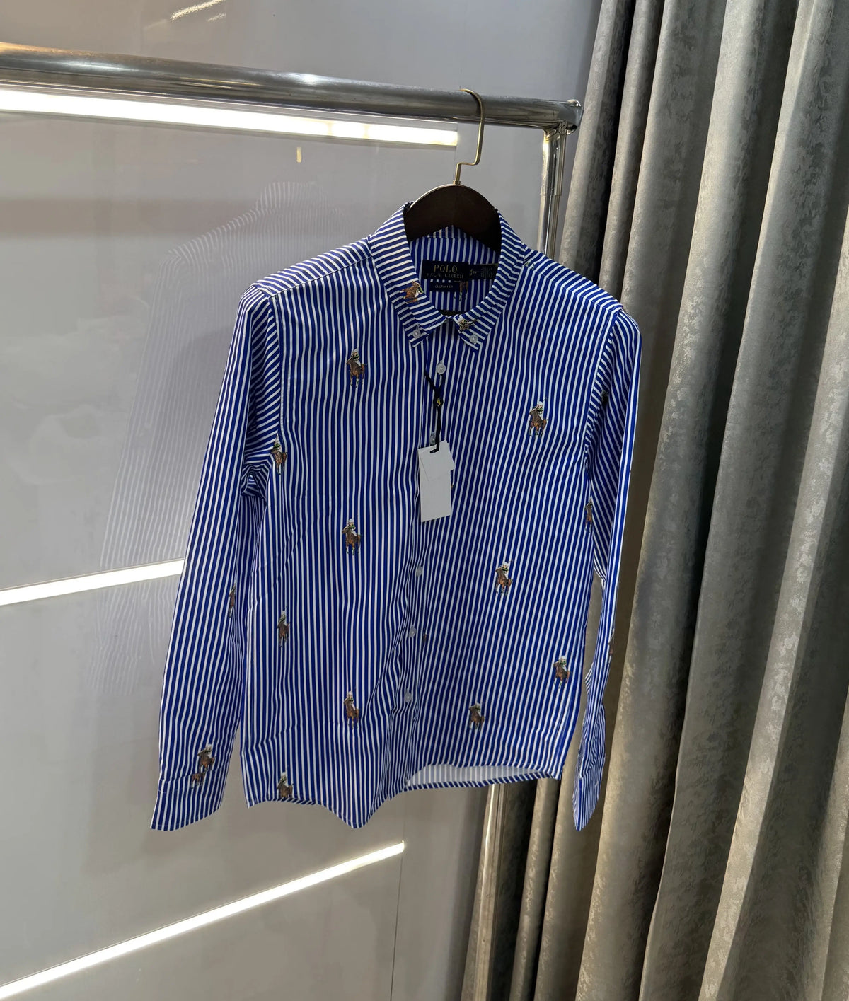 Ralp.h Laure.n Dark Blue Teddy Premium Shirt