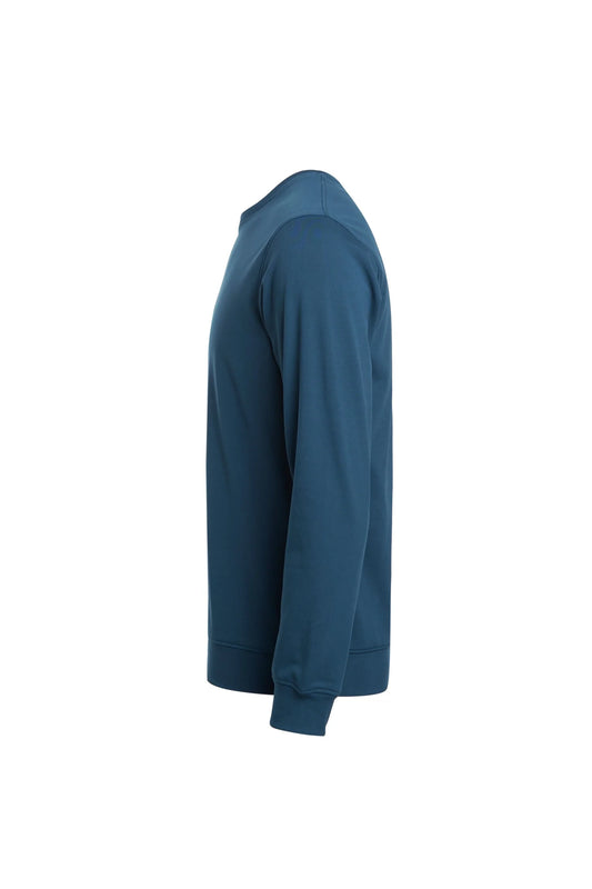 Men’s Teal Blue Crew-Neck Sweatshirt