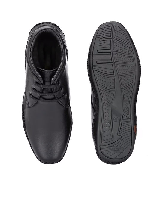 Men’s Black Lace-Up Formal Shoes
