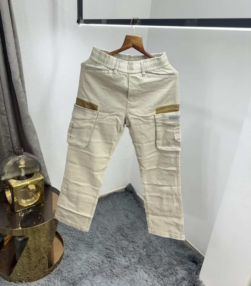 Essentia.l Cream Premium Imported Baggy Cargo