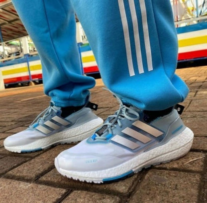 Adidas Ultraboost 22 COLD RDY Grey Silver Metallic Blue Rush
