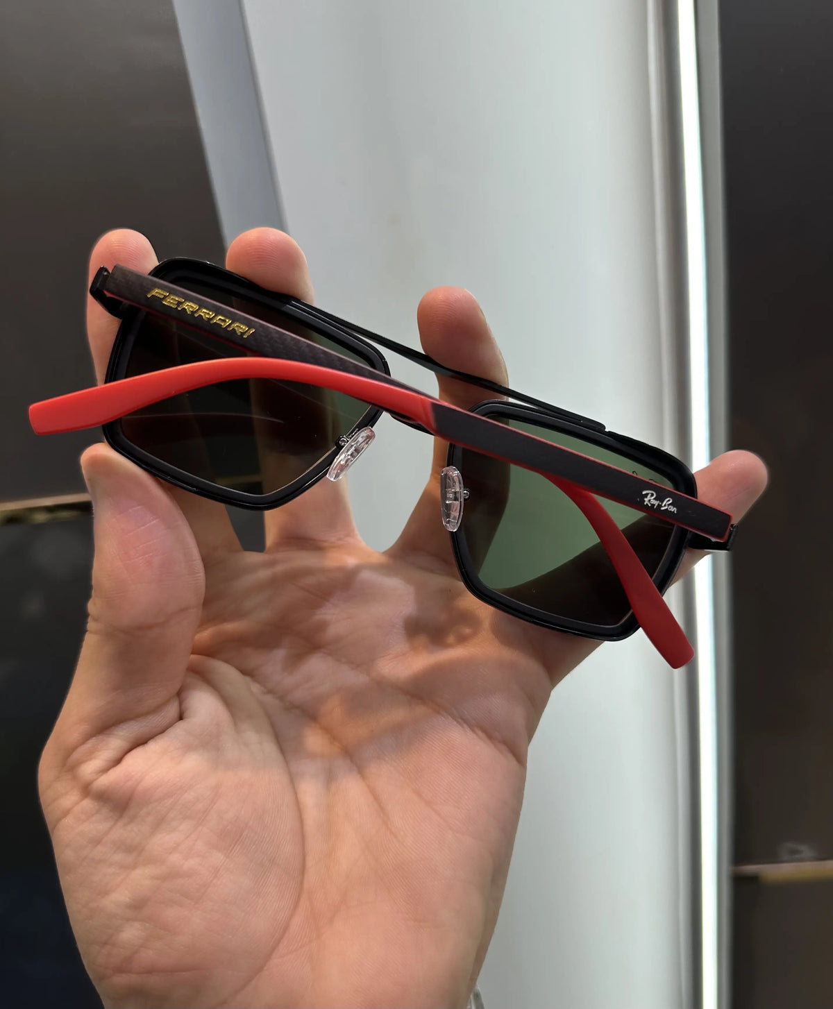 RayBan Ferrar i All Black Premium Shades 06
