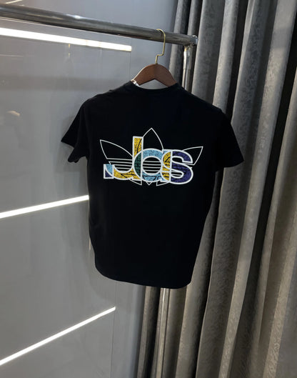 Adidas Black Printed Premium Classic T-Shirt