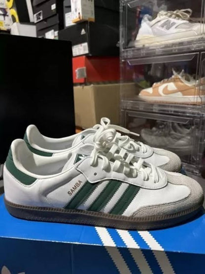 Adidass SAMBA WHITE GREEN MENS FIX