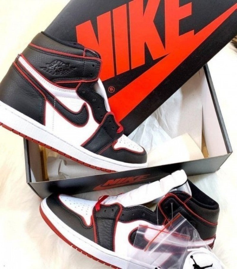 Nikee Air Jordan Retro 1 High Blood Line