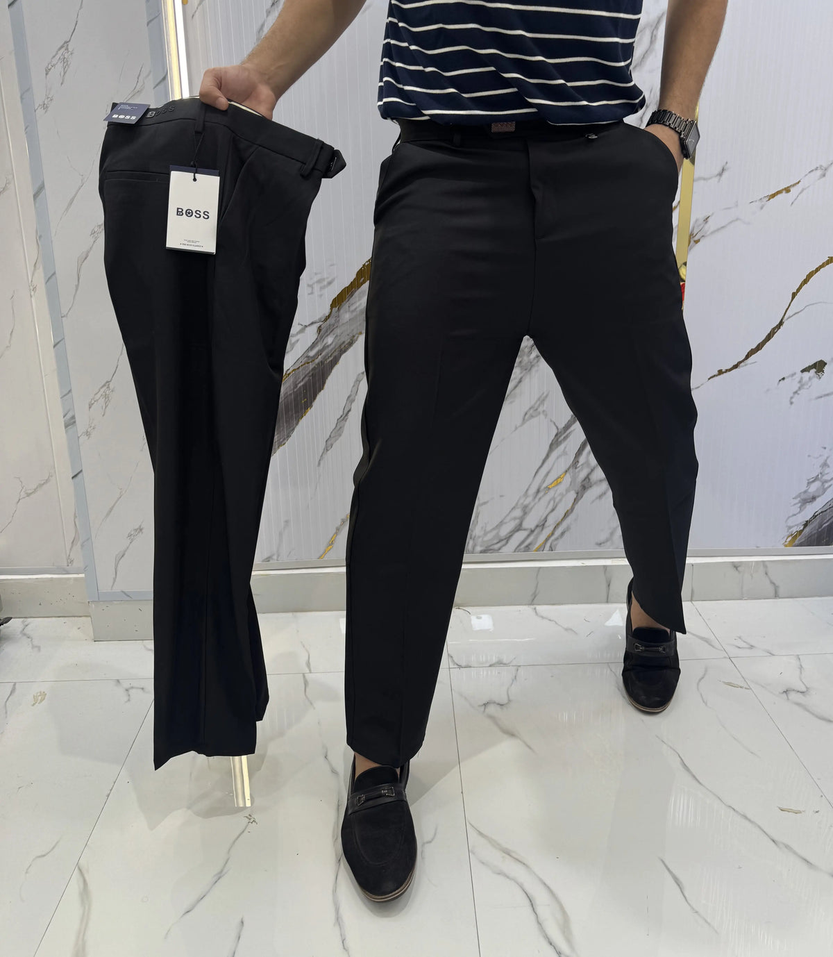 Hugo  Boss Black Imported Korean Trouser