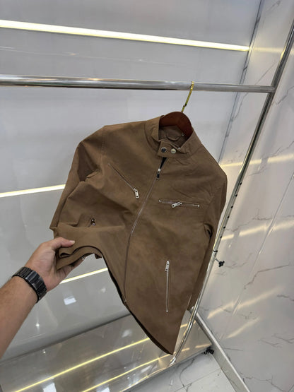 Coach  Brown Premium Leather Jacket