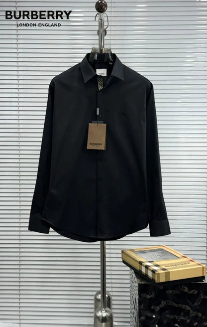 Burberr y  Black   Premium Shirt With Original Box