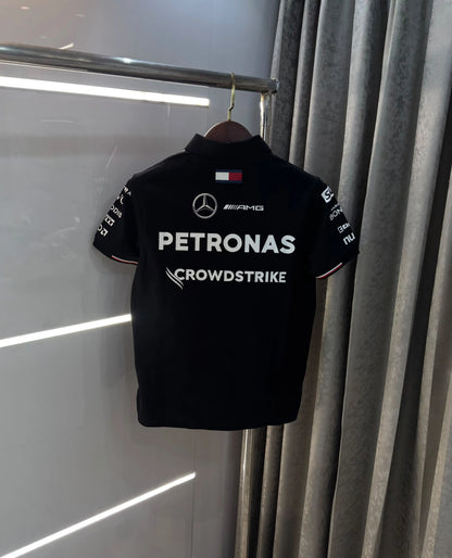 Tomm y Hilfiger Black Premium Polo T-shirt