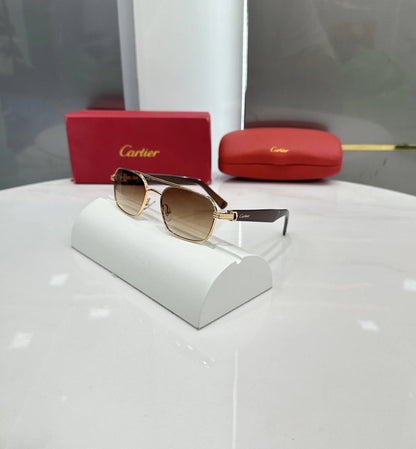 Cartie r Gold Brown Premium Metal Shades 705