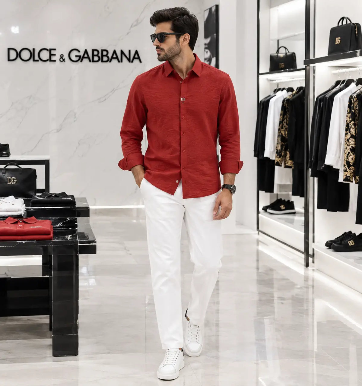 Dolc.e&Gabban a Rust White Italian Imported Combo