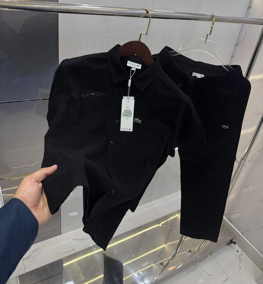 Lacost e Black Logo Work Premium Tracksuit