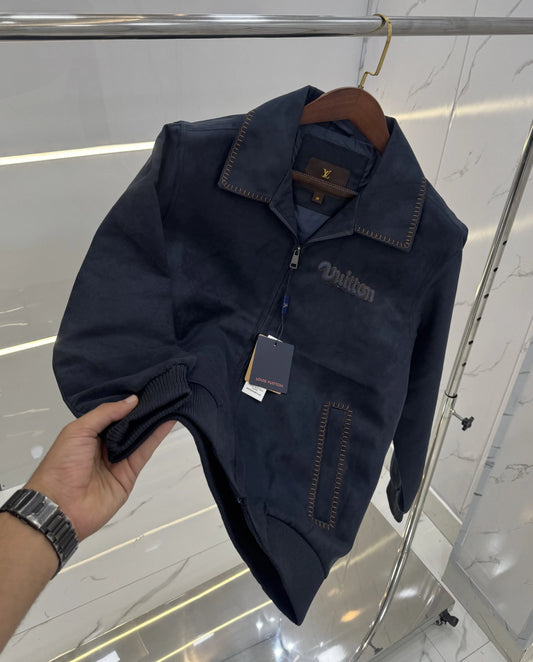 Louis Vuitto n Navy Blue Sweado Jacket