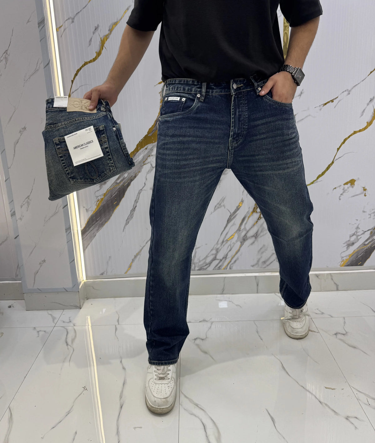 Calvi n Klei n Greenish Imported Premium Denim