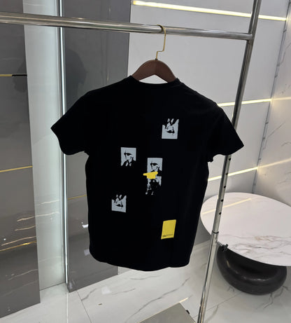 Karl Lagerfeld Black Logo Print Premium T-Shirt
