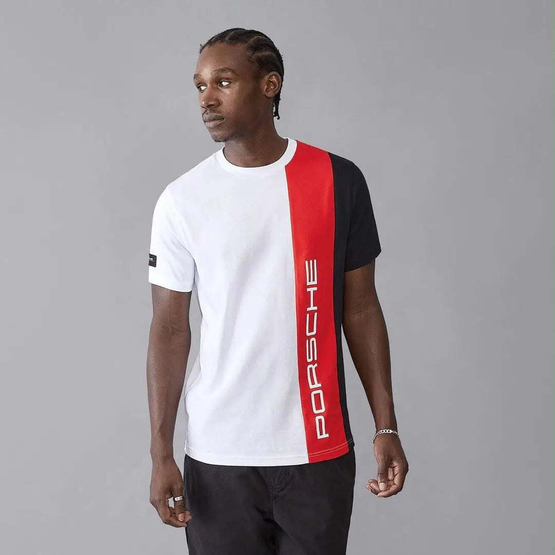Hugo  Bos s X Porsche White Logo Work Premium Polo T-shirt