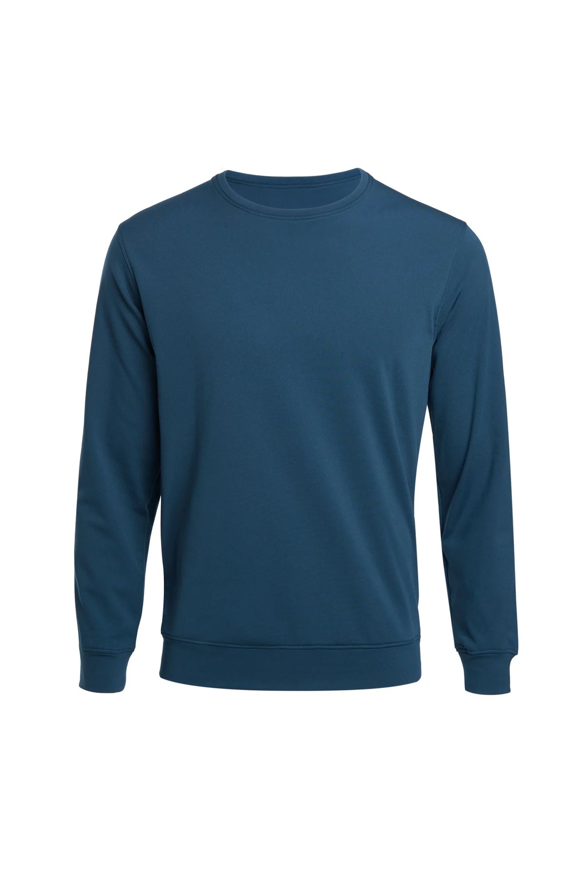Men’s Teal Blue Crew-Neck Sweatshirt