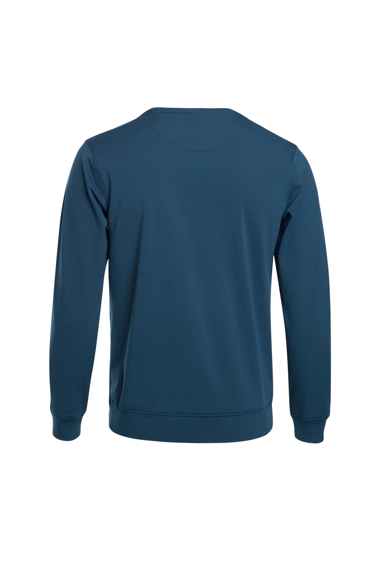Men’s Teal Blue Crew-Neck Sweatshirt